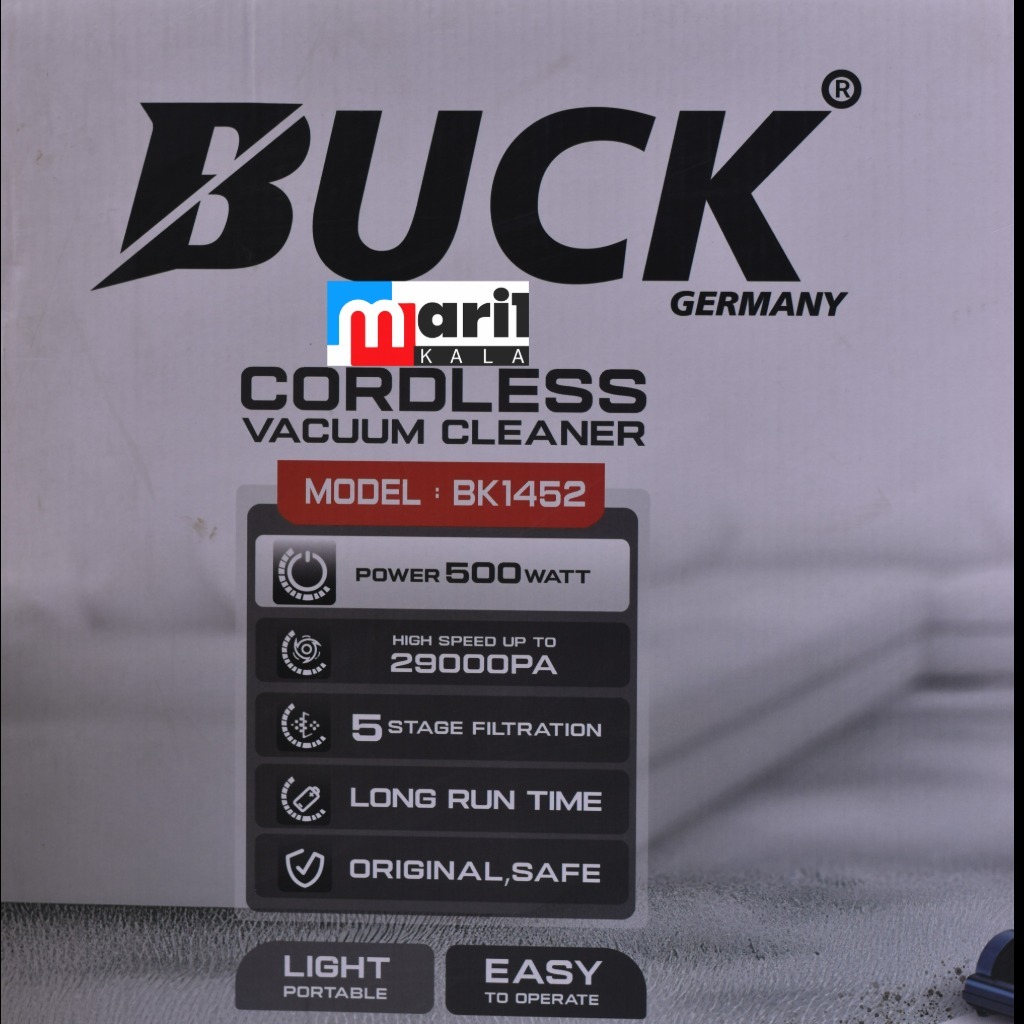 جارو شارژی باک آلمان مدل BK1452